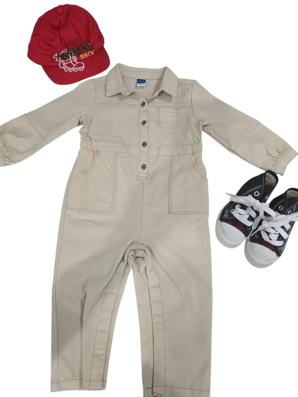 Old Navy One Piece Jumpsuit with Baseball Cap